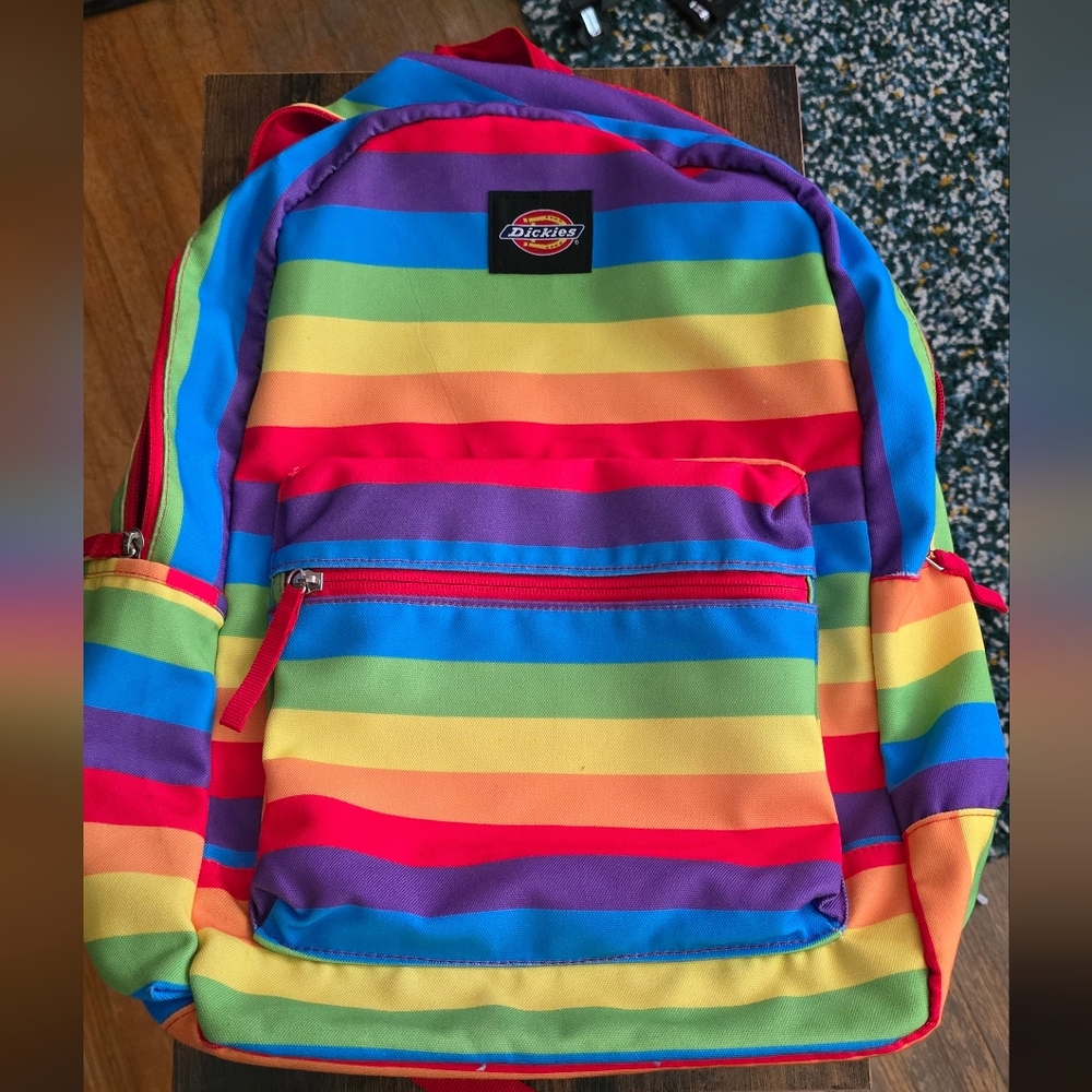 Dickie Rainbow Striped Backpack